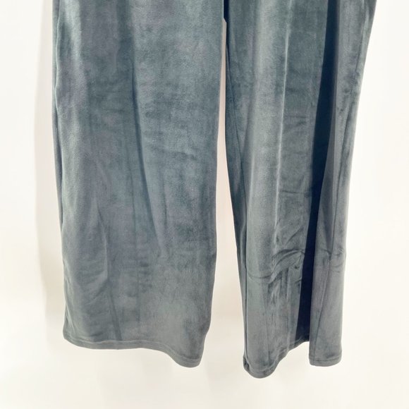 Michael Kors Womens Pants Black Velvet Wide Leg - Picture 4 of 8